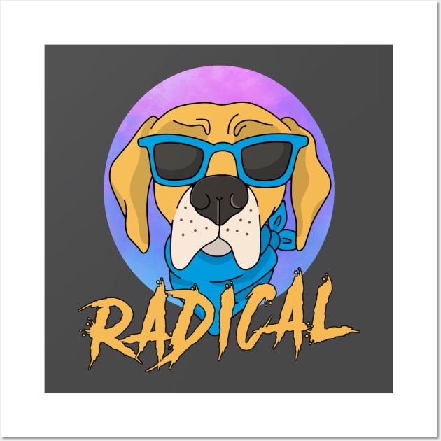 Radical dog Wall Art by Jackies FEC Store